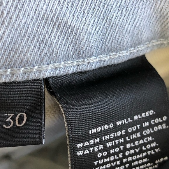 J Brand Light Blue Mick Holt Skinny Jeans 30 - Picture 10 of 11